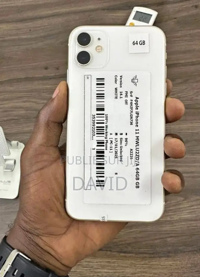 Apple iPhone 11 64 GB Blanc