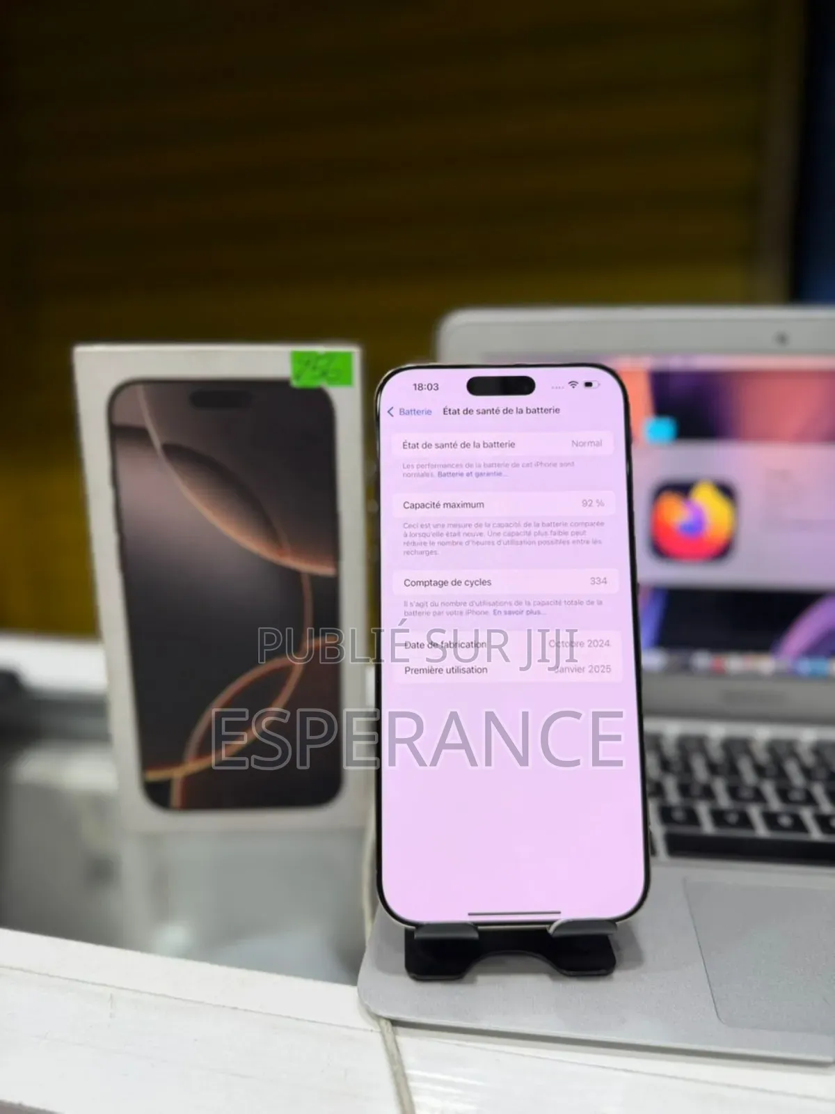 Apple iPhone 16 Pro Max 256 GB Or rose