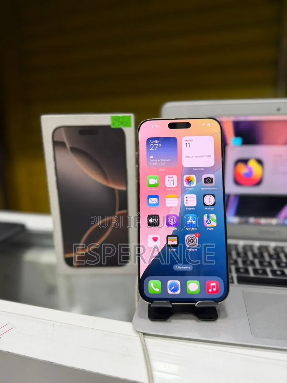 Apple iPhone 16 Pro Max 256 GB Or rose