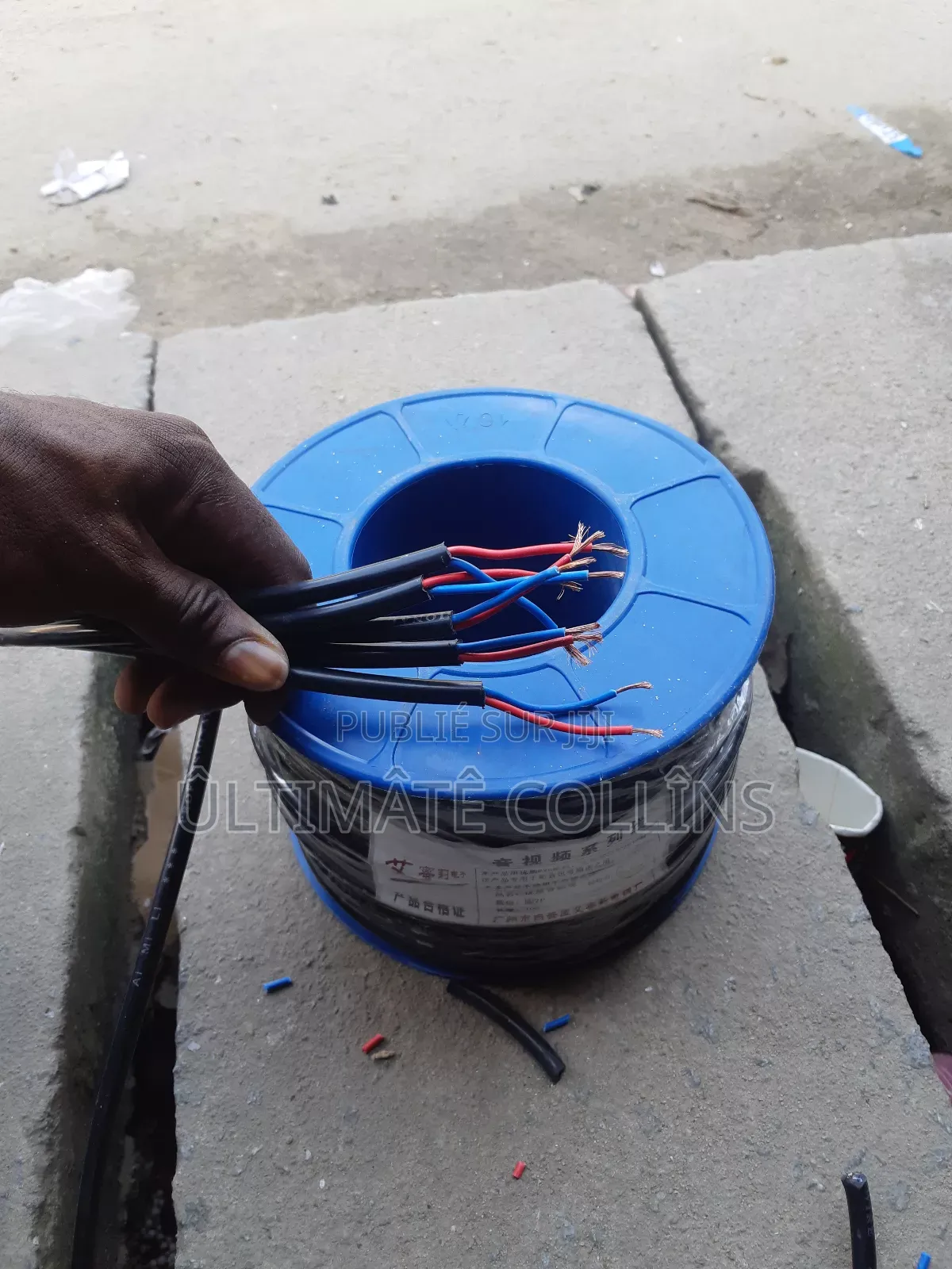 Câble De Baffe Noir 2×2.5mm2