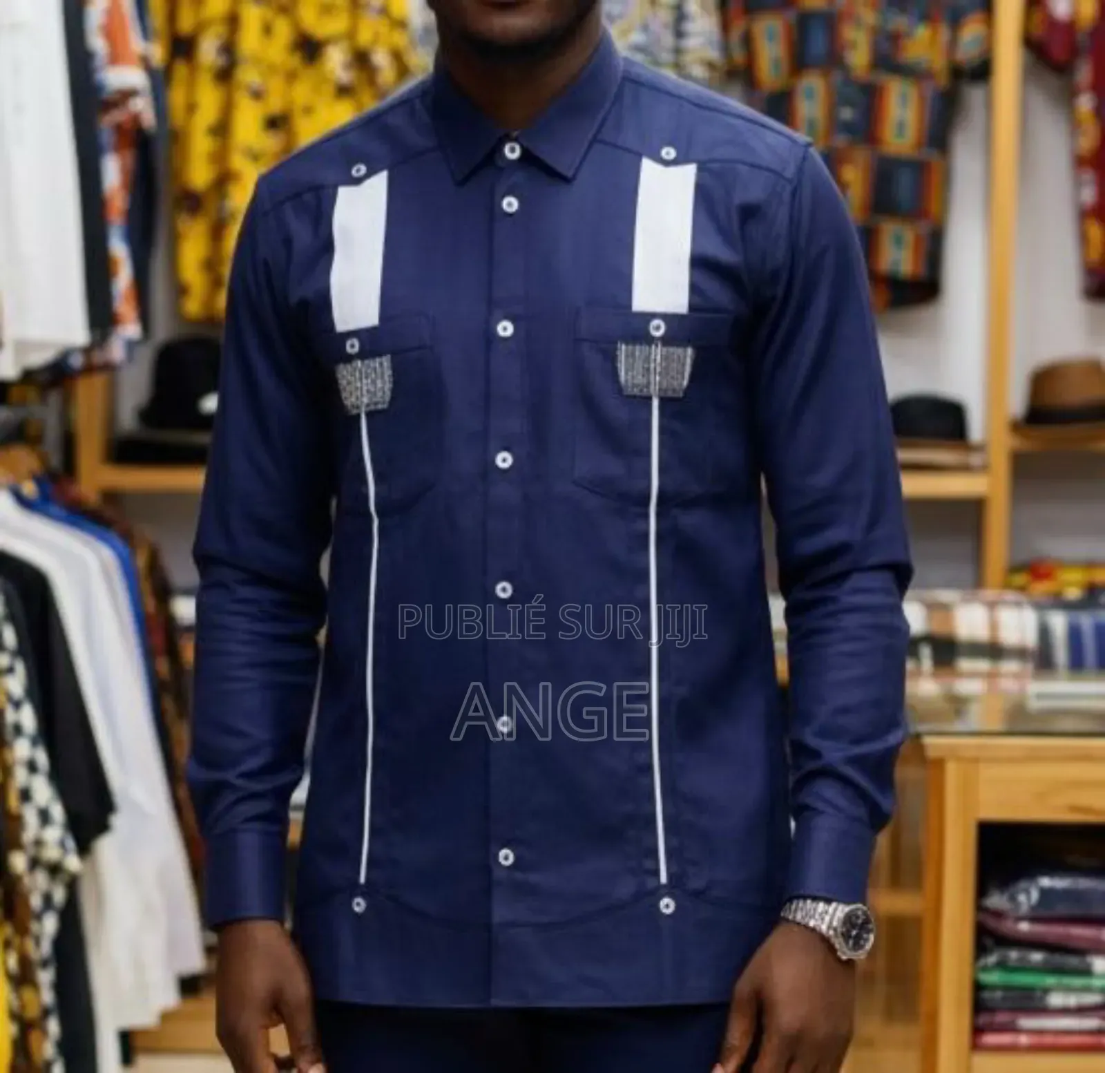 Chemise Cubaine Double Couture 