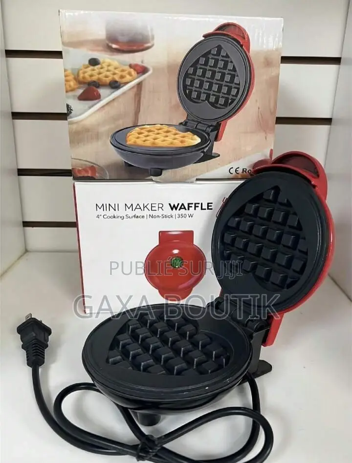 Mini Gaufrier, Petit Gaufrier Électrique Antiadhésif .