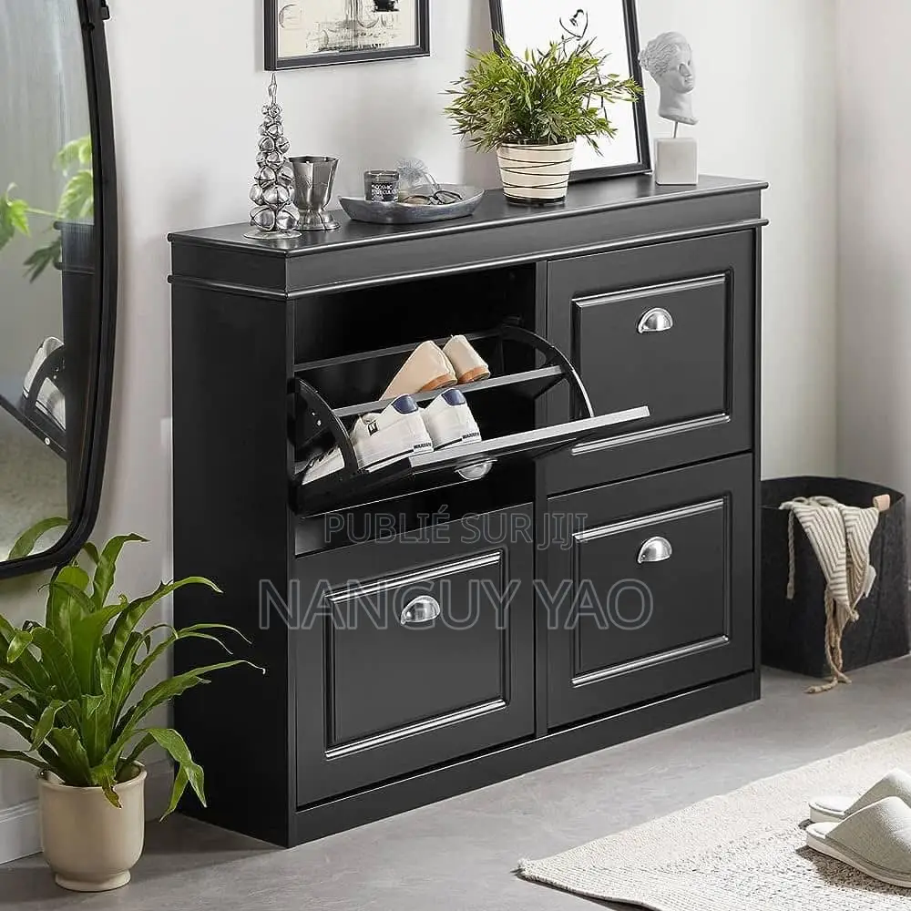 Armoire À Chaussures Avec 4 Abattants