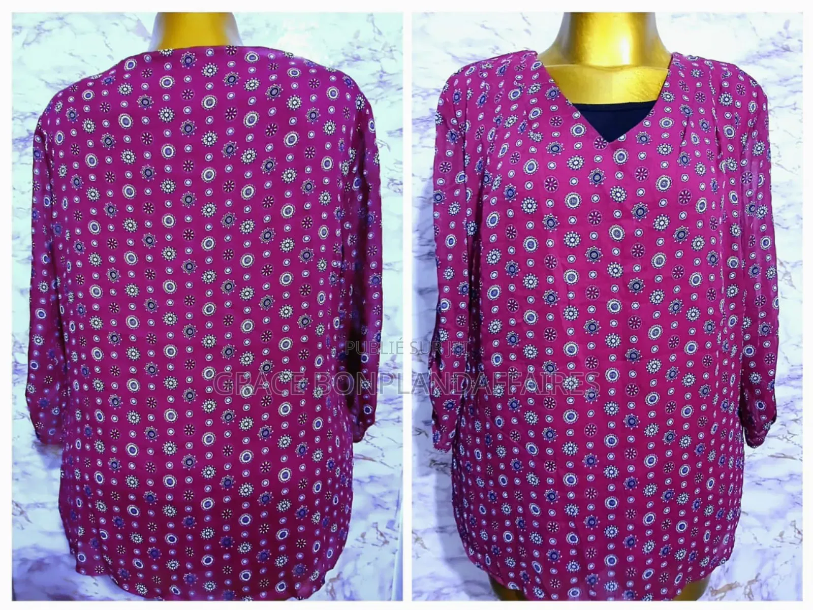 Vetements Élégants À Fleurs. Solde :Tout À 1500fcfa