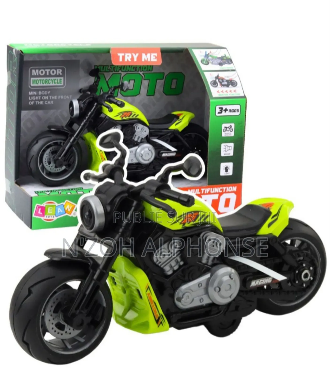 Moteur Jouet Chopper Avec Effets Sonores Et Lumineux