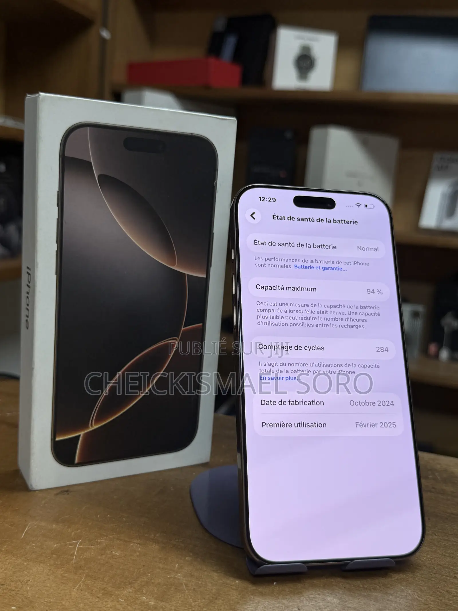 Apple iPhone 16 Pro Max 256 GB Doré