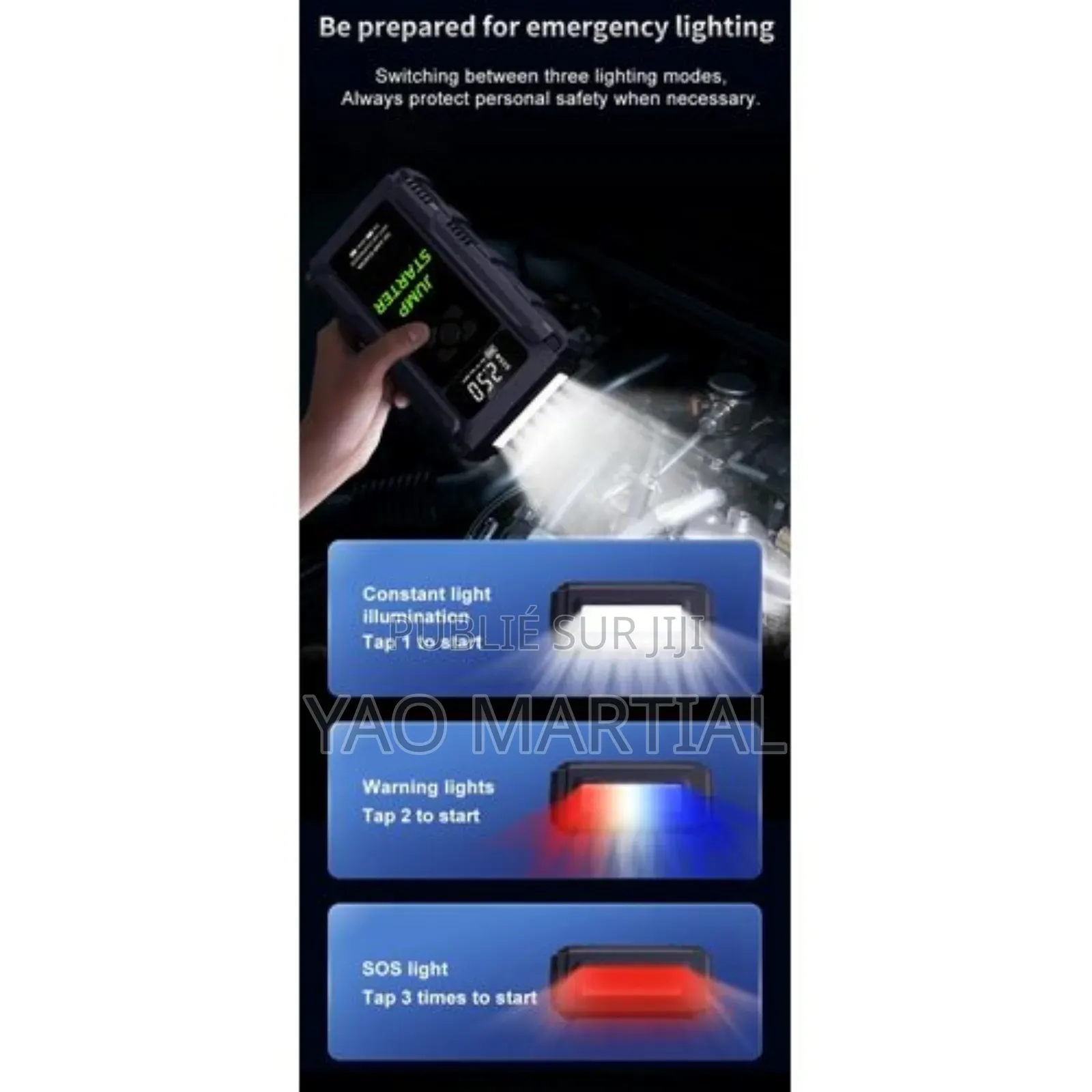 Super Kit De Démarrage 4 en 1 Pour Voitures Et Camions