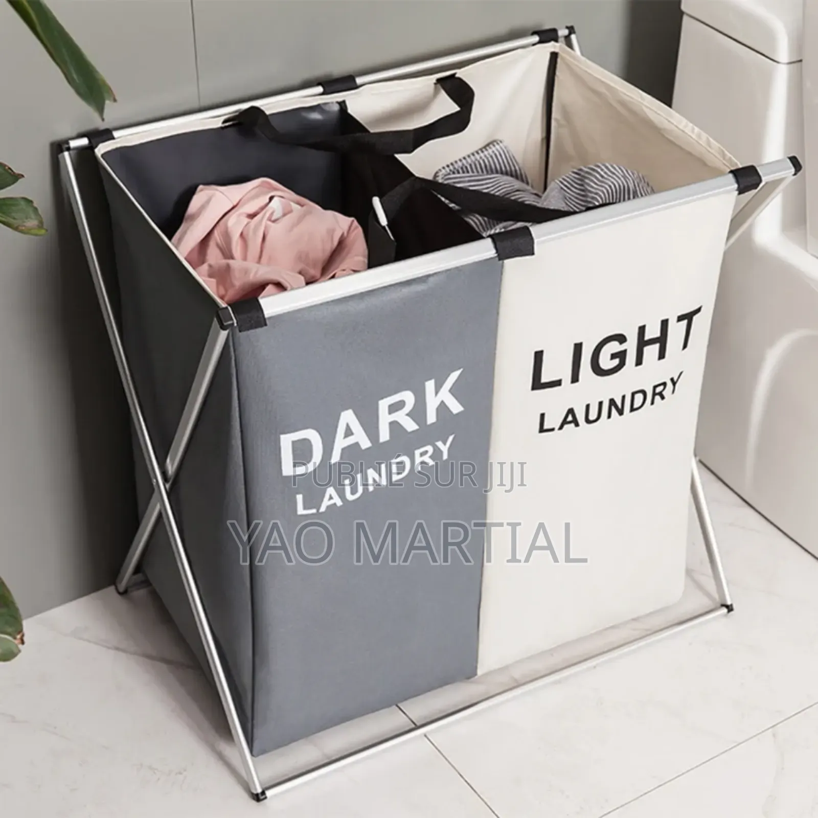 Panier À Linge Double Conpartient