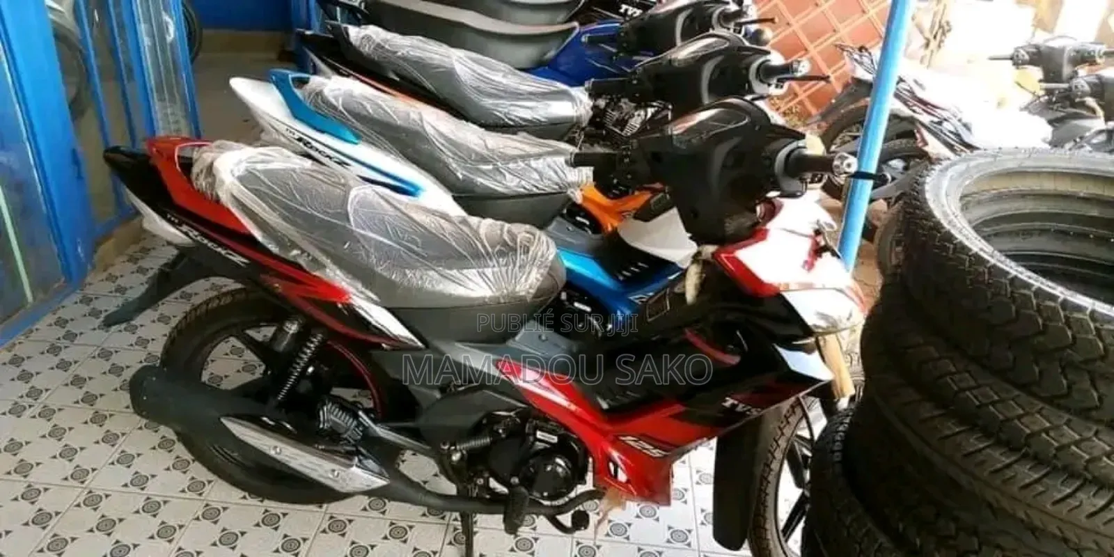 New TVS King Deluxe Plus iTouch Start 2023 Blanc