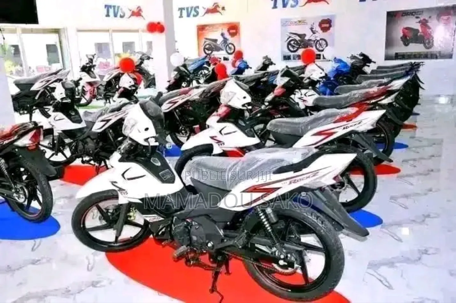 New TVS King Deluxe Plus iTouch Start 2023 Blanc