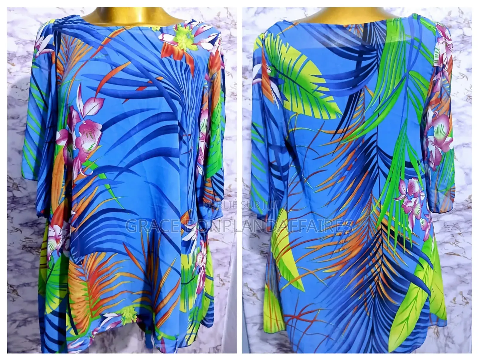 Haut D’Été Imprimé Fleurie