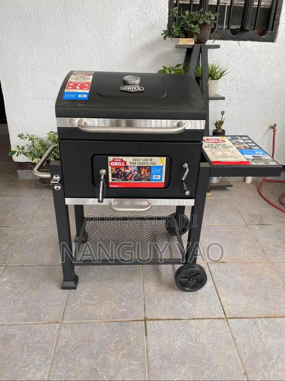 Grill Barbecue Au Charbon De Bois