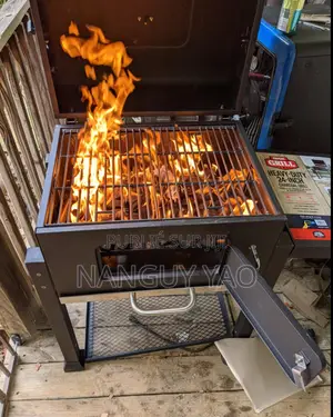 Grill Barbecue Au Charbon De Bois