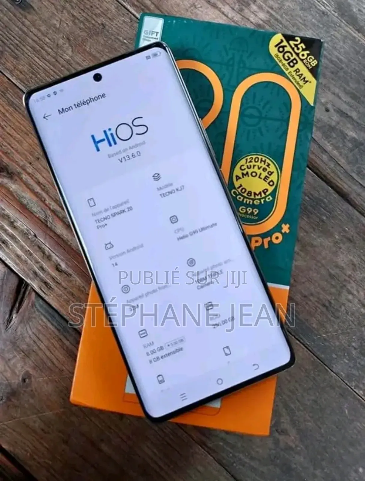 New Tecno Camon 20 128 GB Blanc