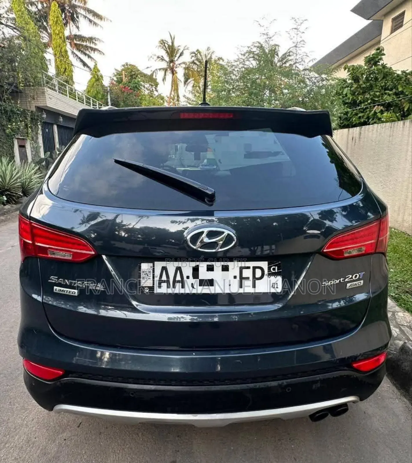 Hyundai Santa Fe SE AWD 2017 Black