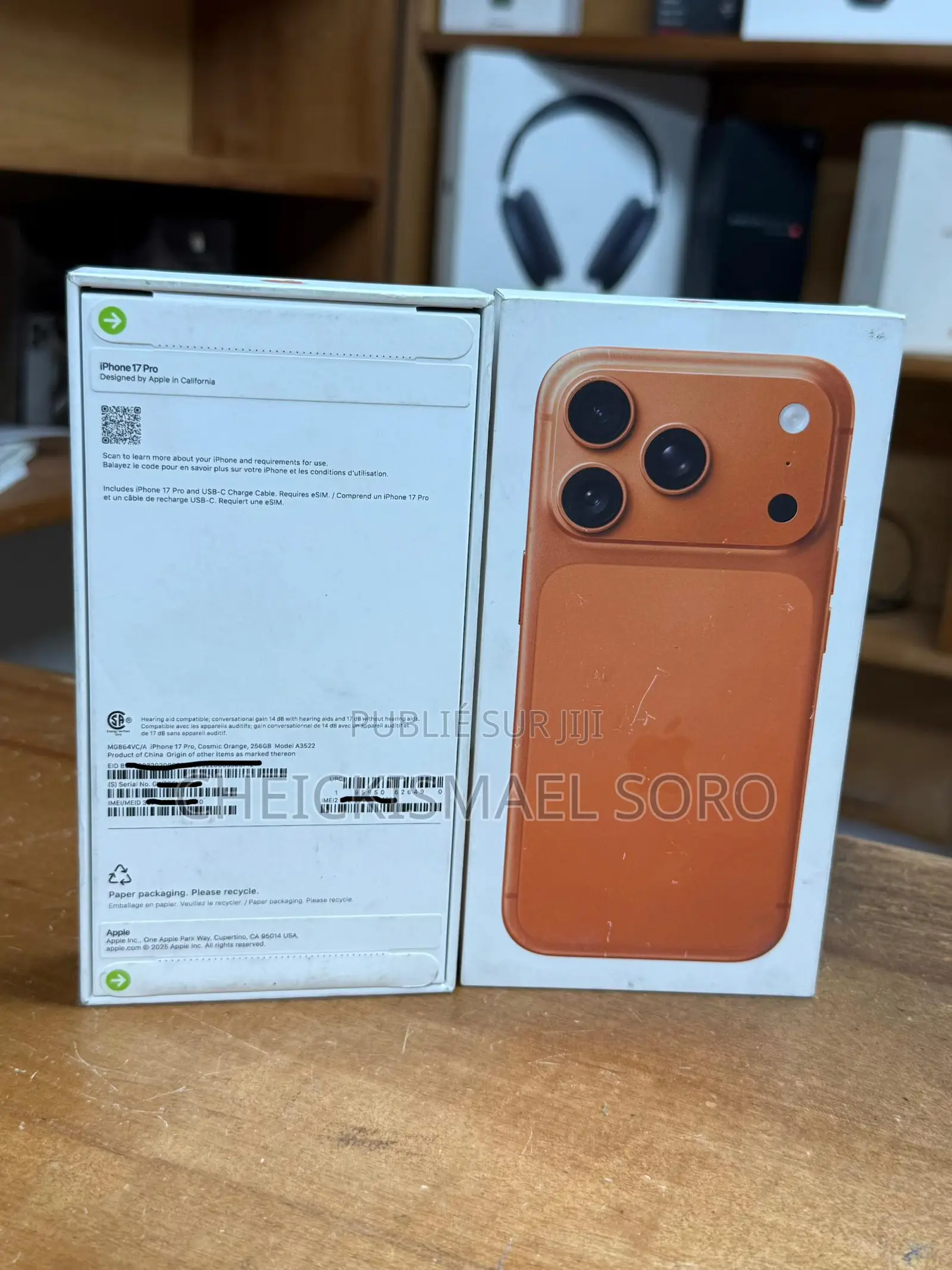 New Apple iPhone 17 Pro 256 GB Orange