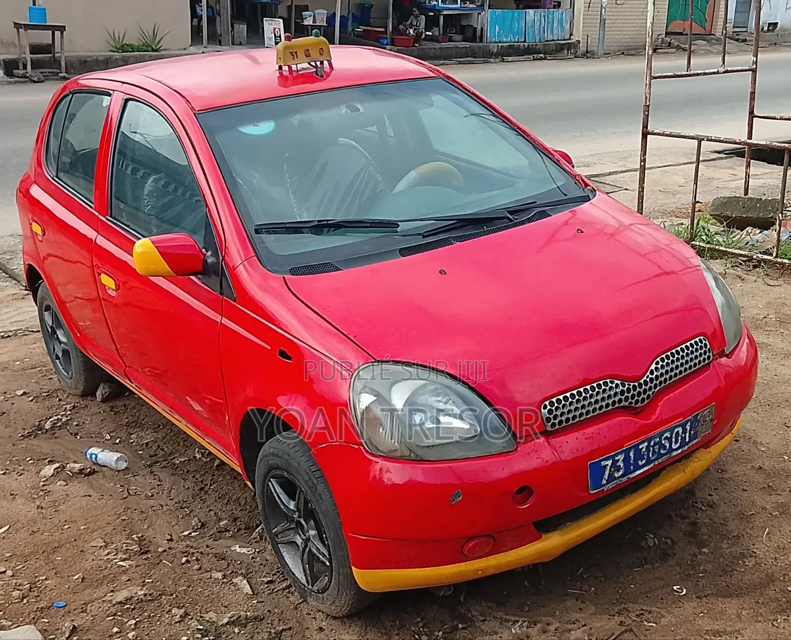 Toyota Yaris 2008 Rouge