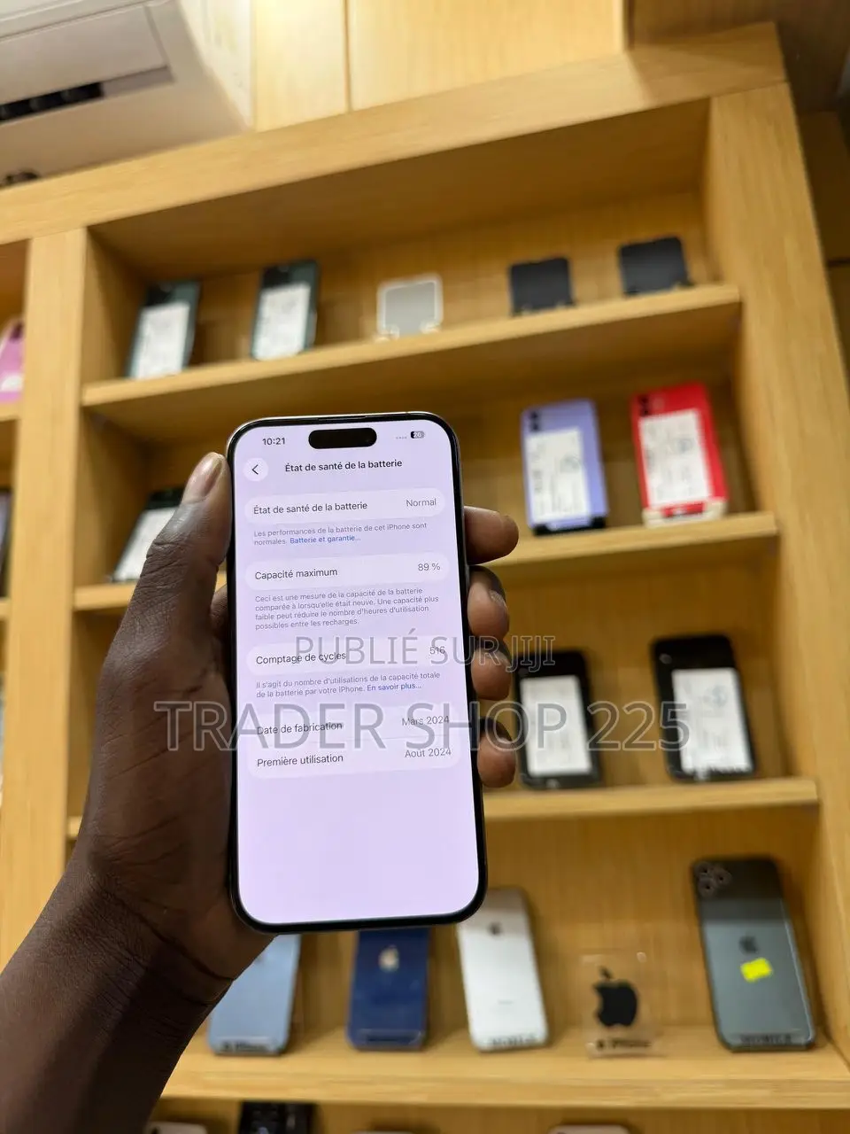 New Apple iPhone 15 Pro 128 GB Argenté