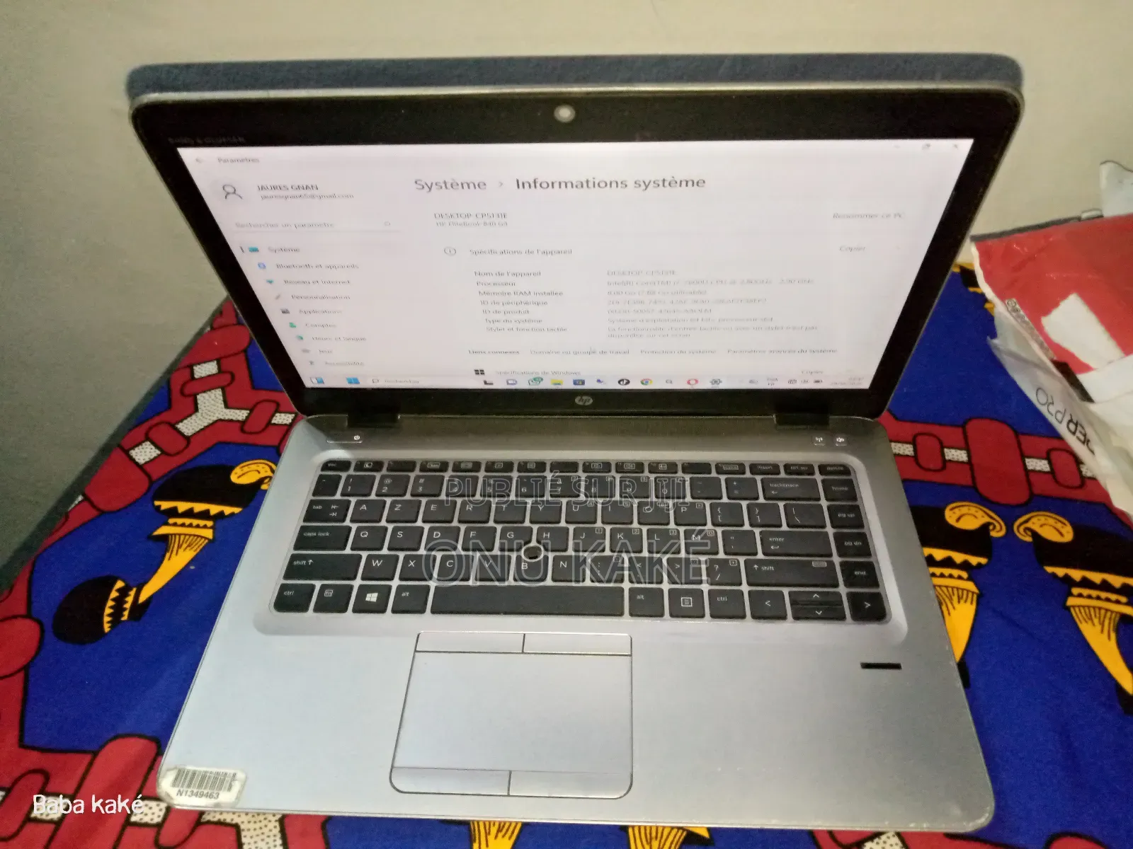 HP Elite x3 64 GB Gris