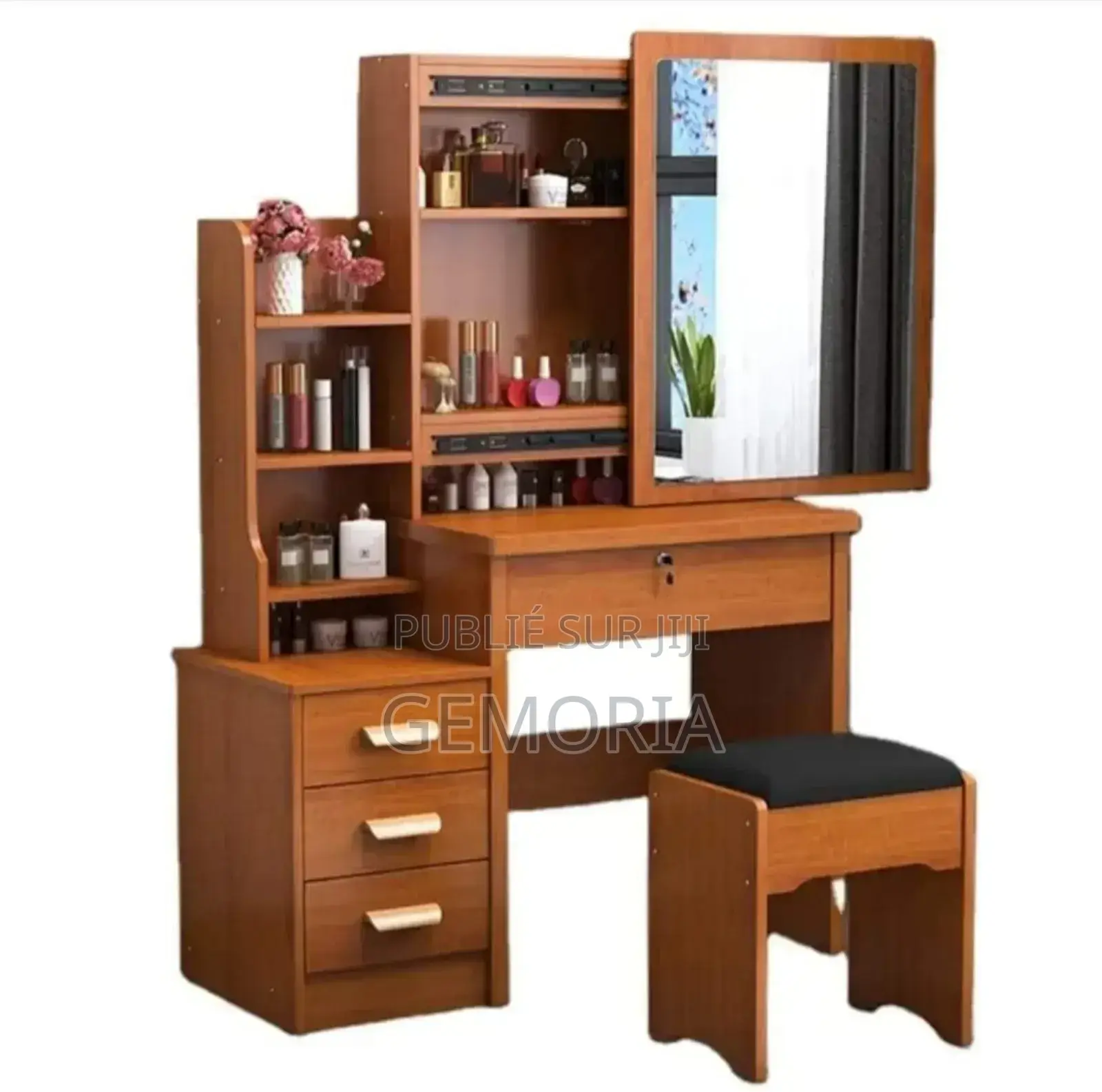 Coiffeuse Avec Miroir Coulissant