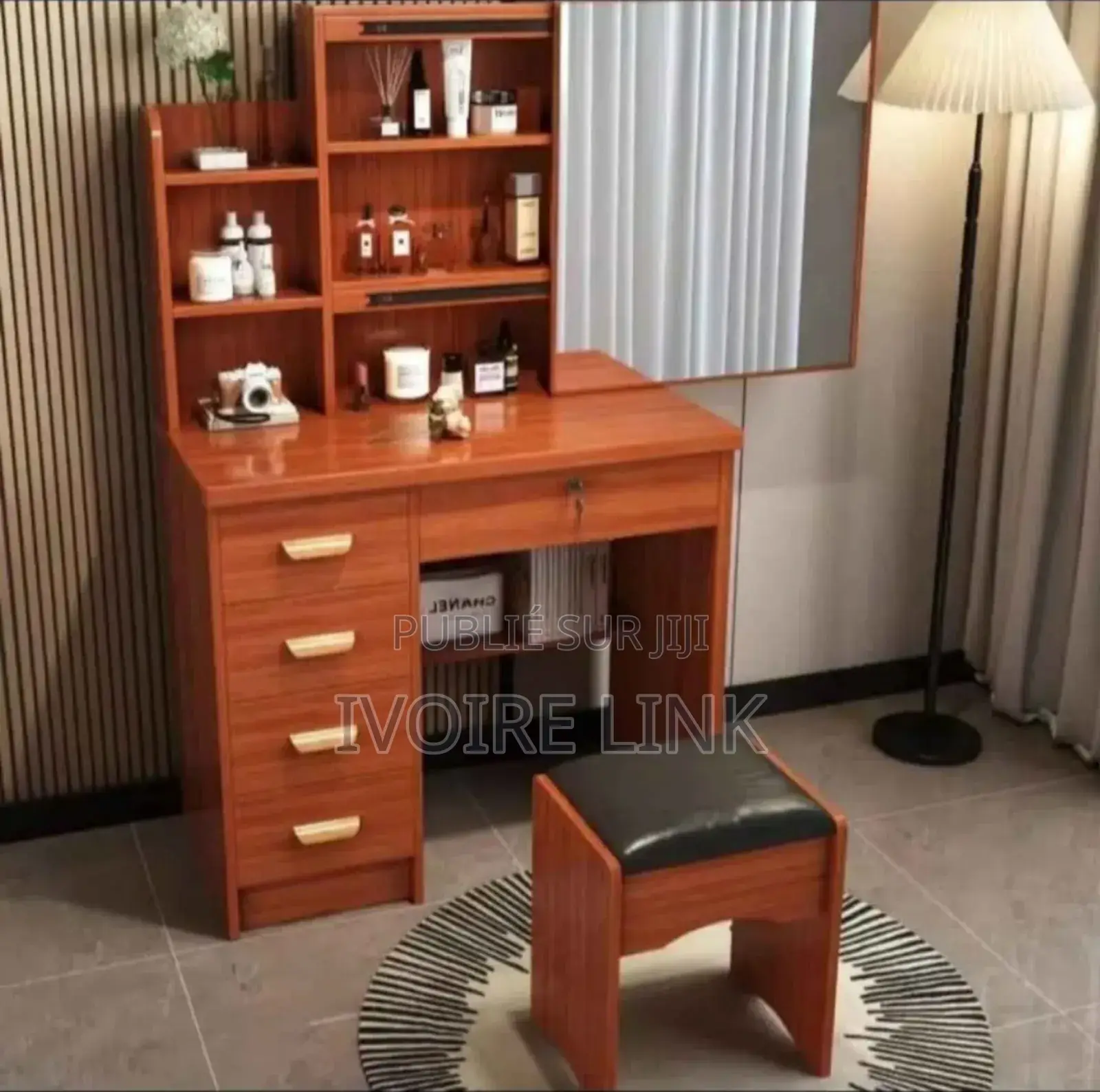 Coiffeuse Avec Miroir Coulissant