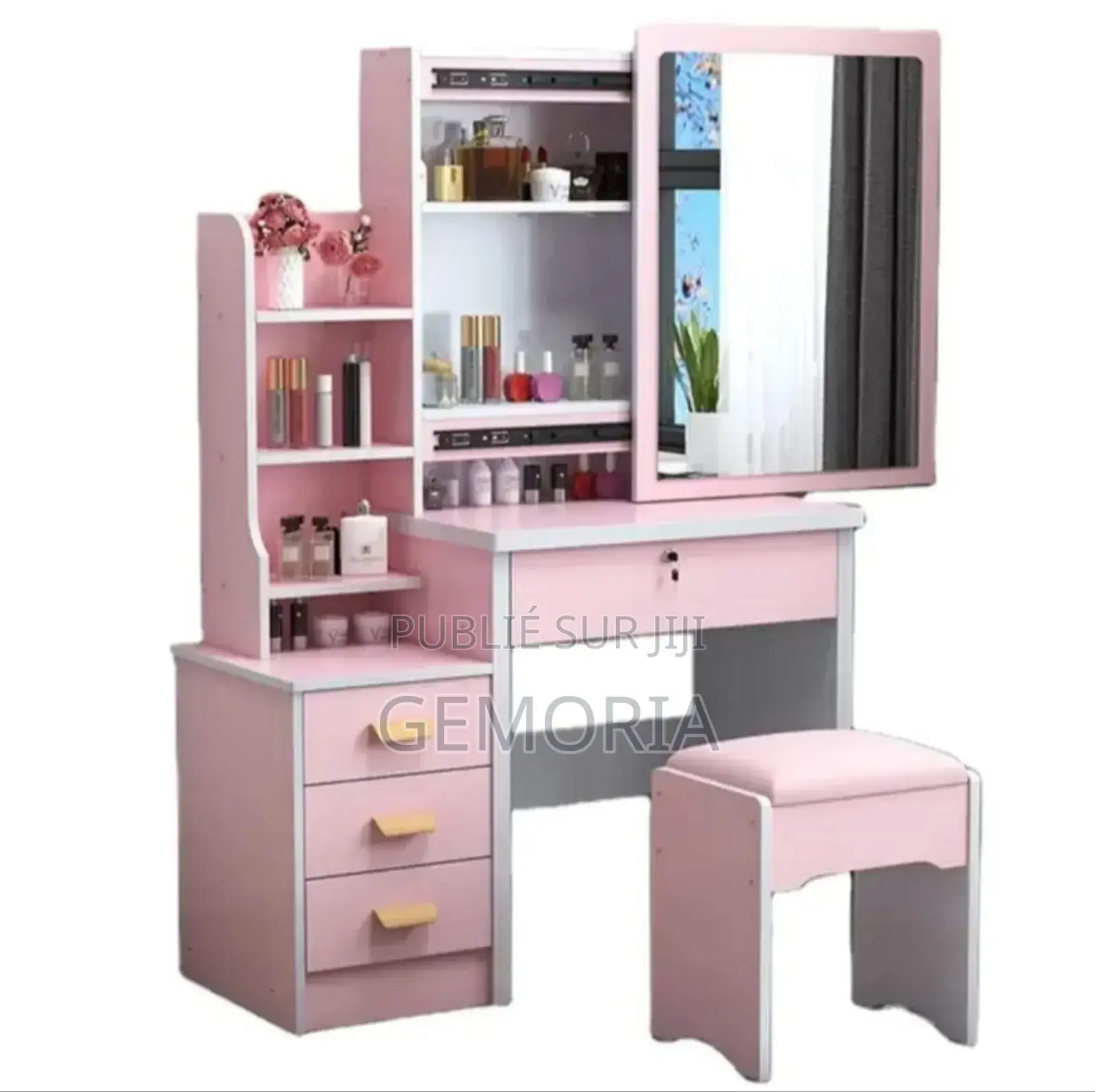 Coiffeuse Avec Miroir Coulissant