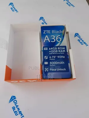 New ZTE A35 12 GB Black