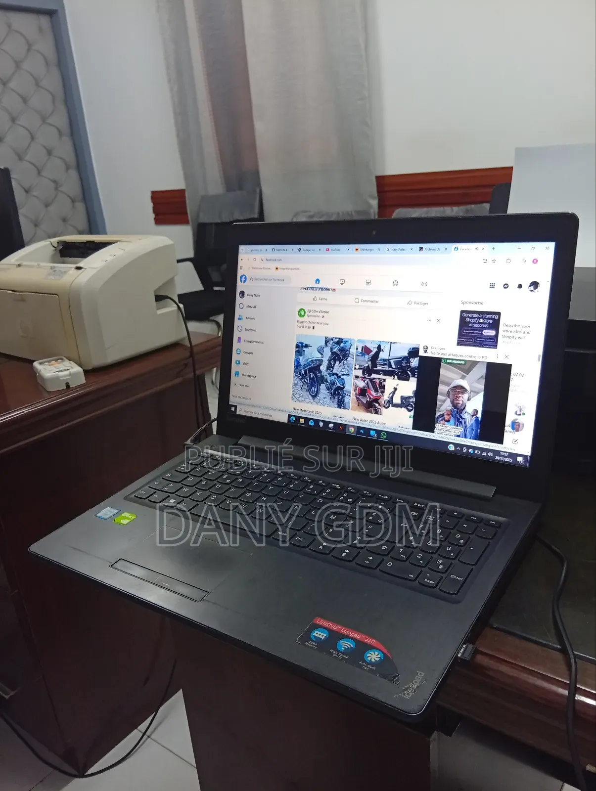 Ordinateur Portable Lenovo IdeaPad 310 12GB Intel Core I5 HDD+SSD 1T