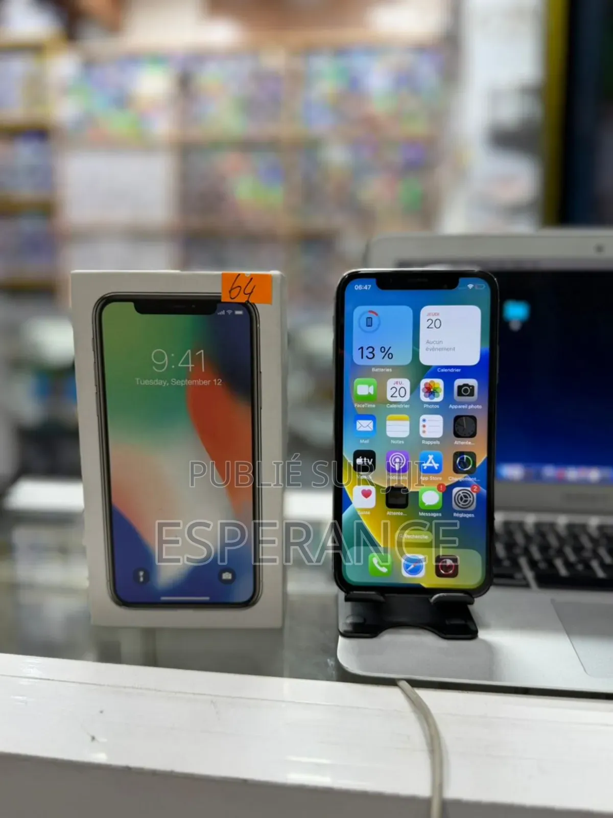 Apple iPhone X 64 GB Blanc