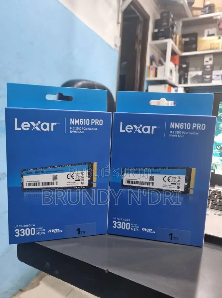 Les Disques Durs Interne Sata , Samsung , Mvme, M2 ( Lexar 610 Pro )