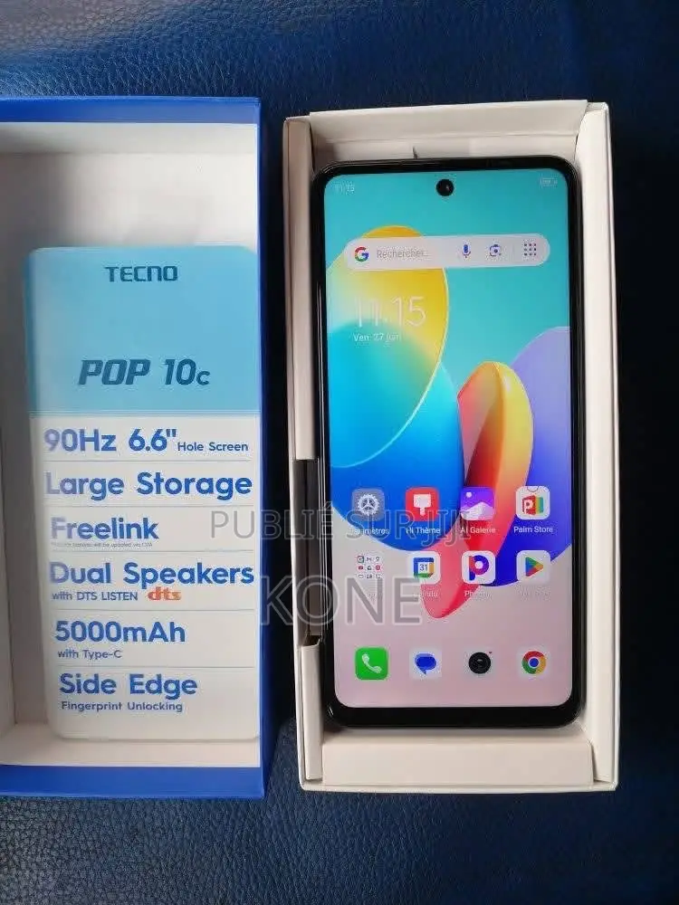 New Tecno Pop 10 64 GB Black
