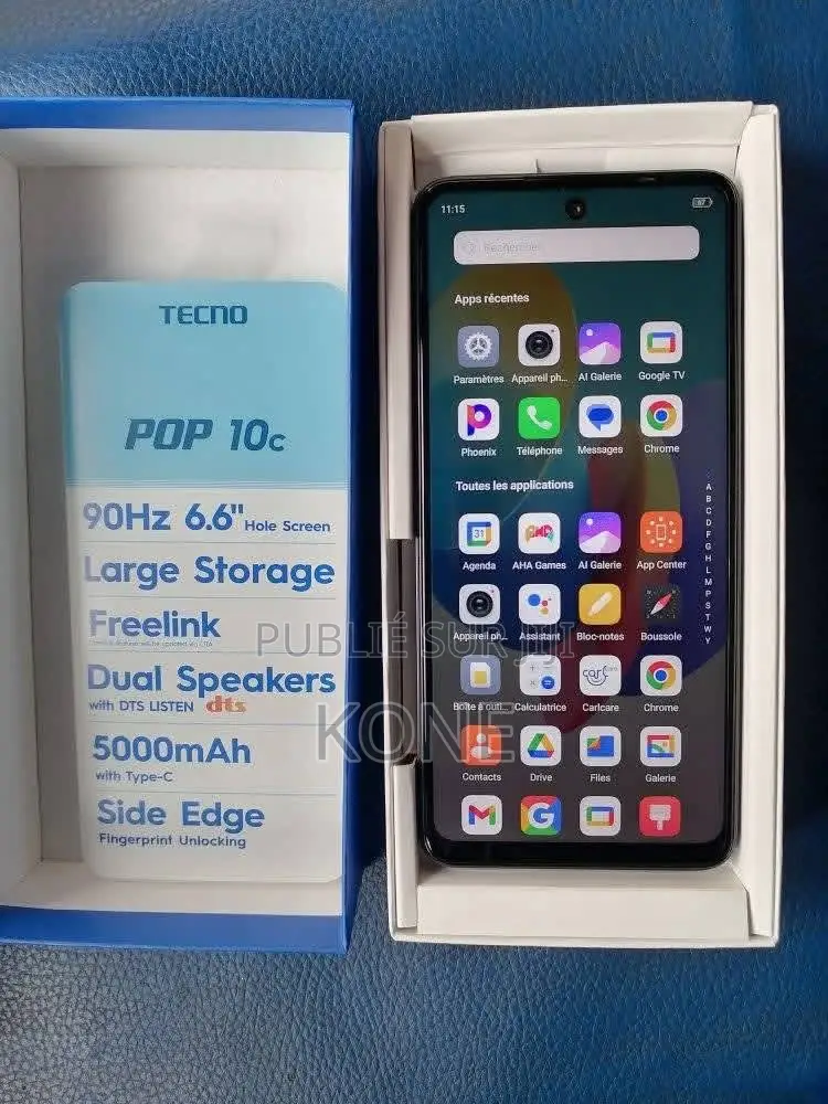 New Tecno Pop 10 64 GB Black