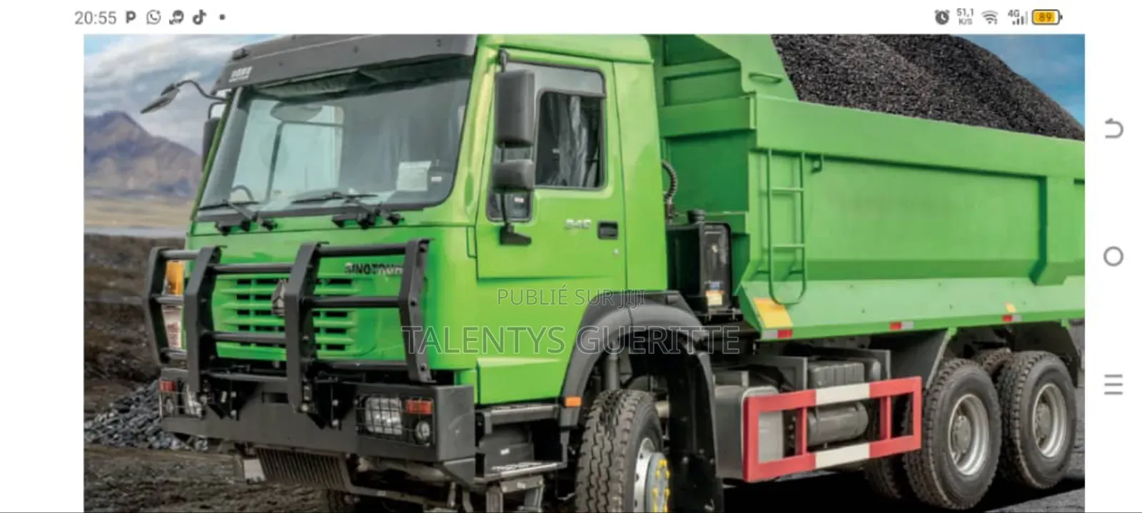 Benne Howo 10 Roues Et 12 Roues Neuf