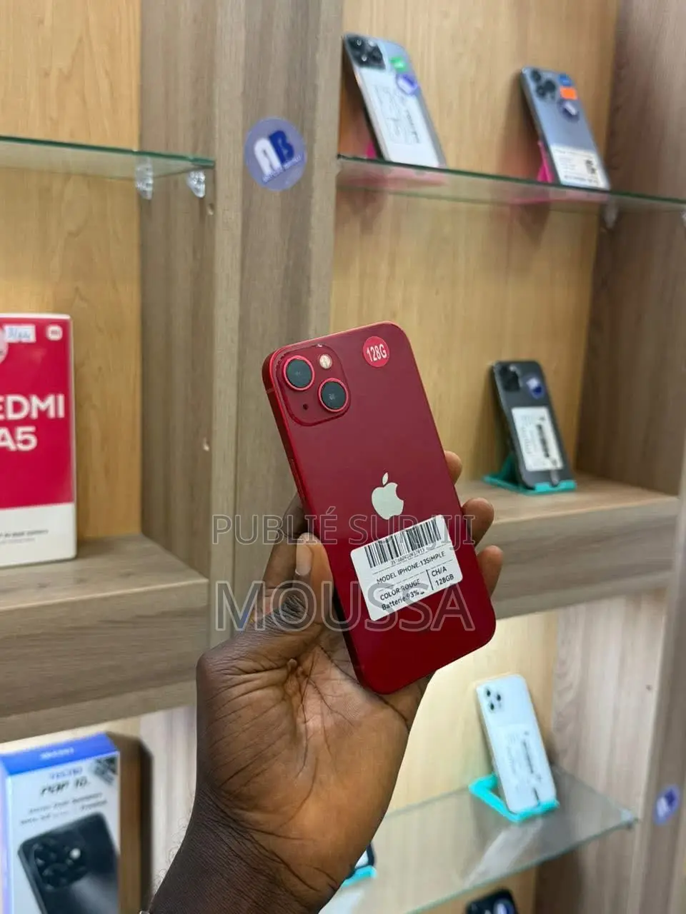 Neuf Apple iPhone 13 128 GB Rouge