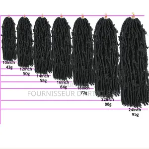 Faux Locs Crochet Hair en Gros