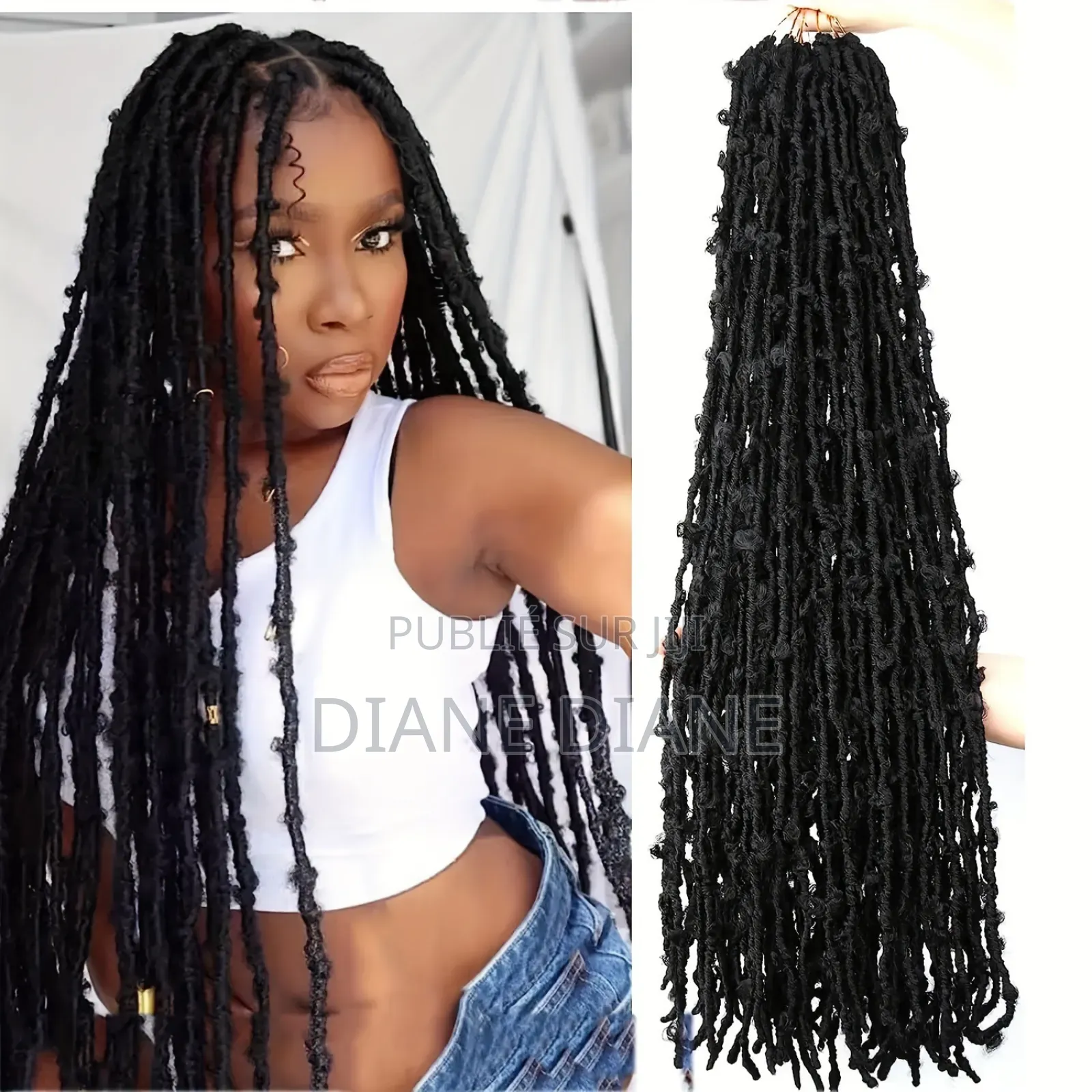 Faux Locs Crochet Hair en Gros