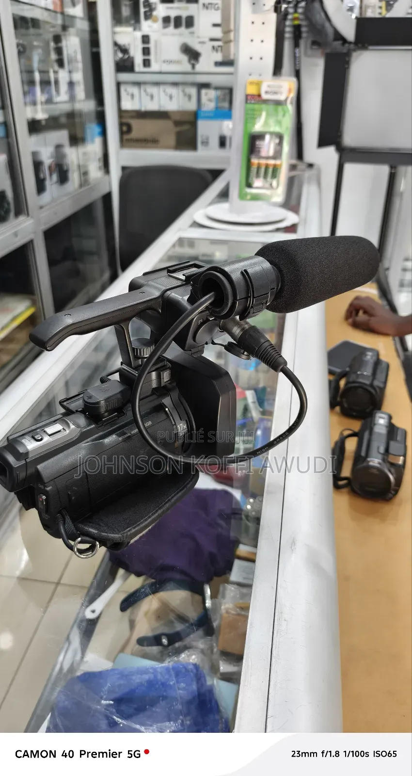 Caméscope Sony Nxcam – Avec Micro Et Module XLR