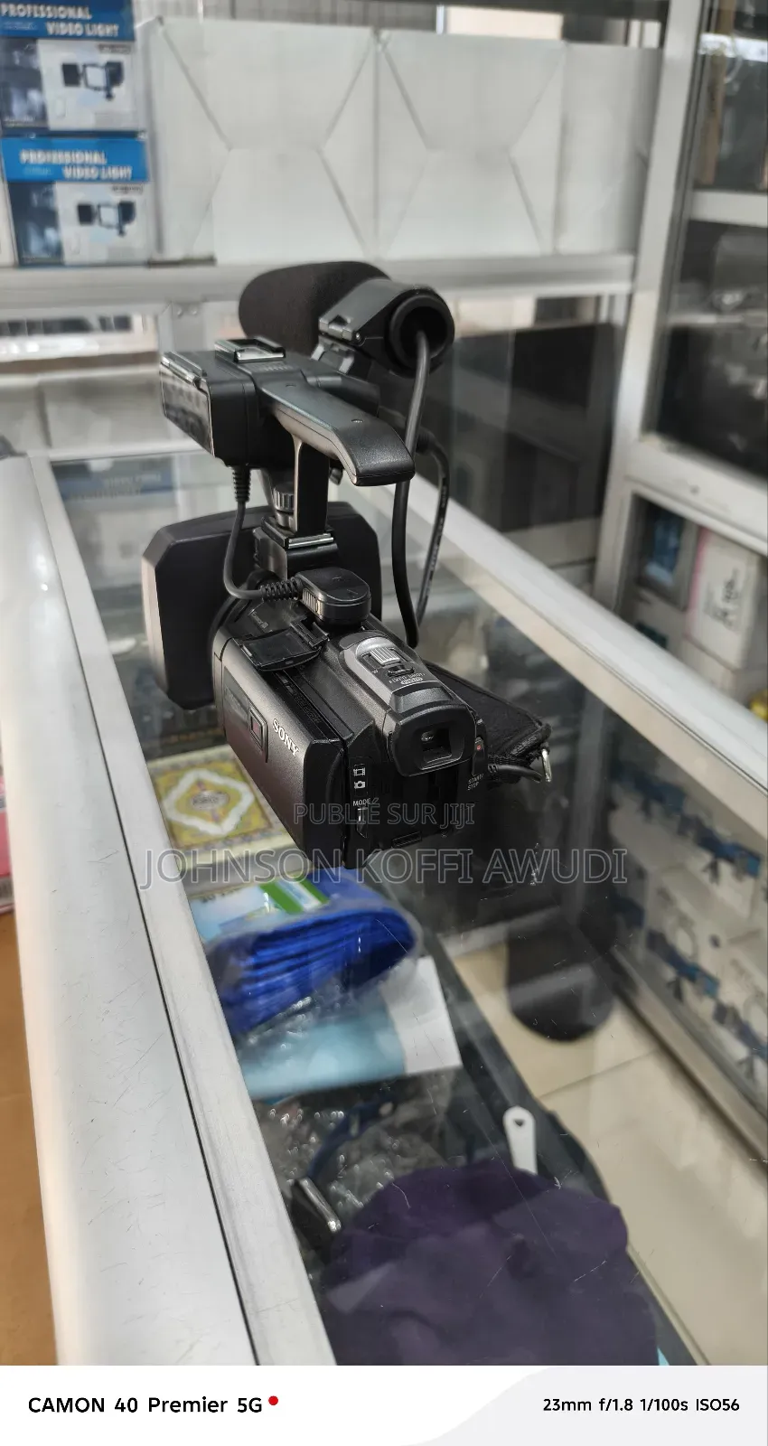 Caméscope Sony Nxcam – Avec Micro Et Module XLR