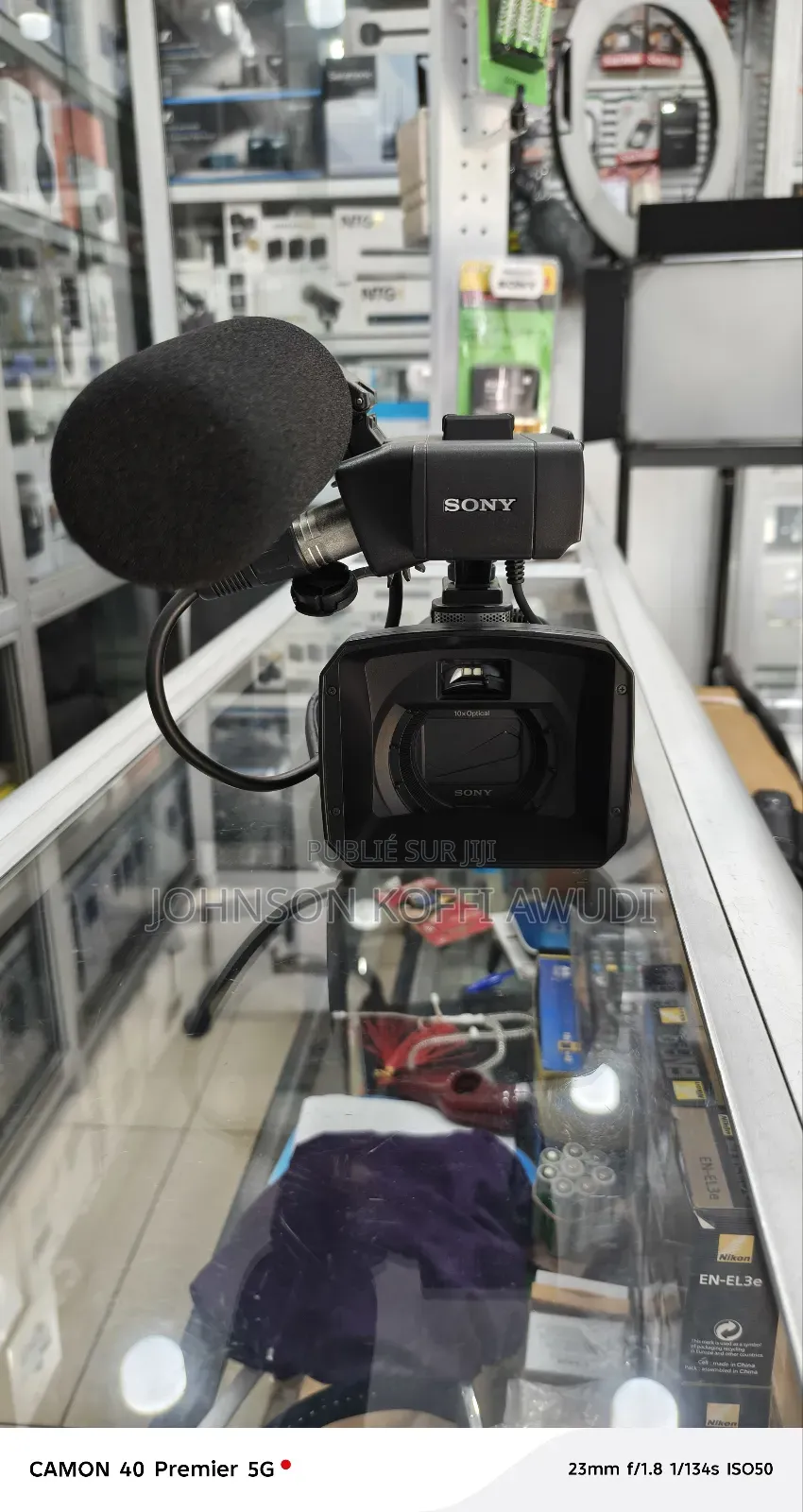 Caméscope Sony Nxcam – Avec Micro Et Module XLR