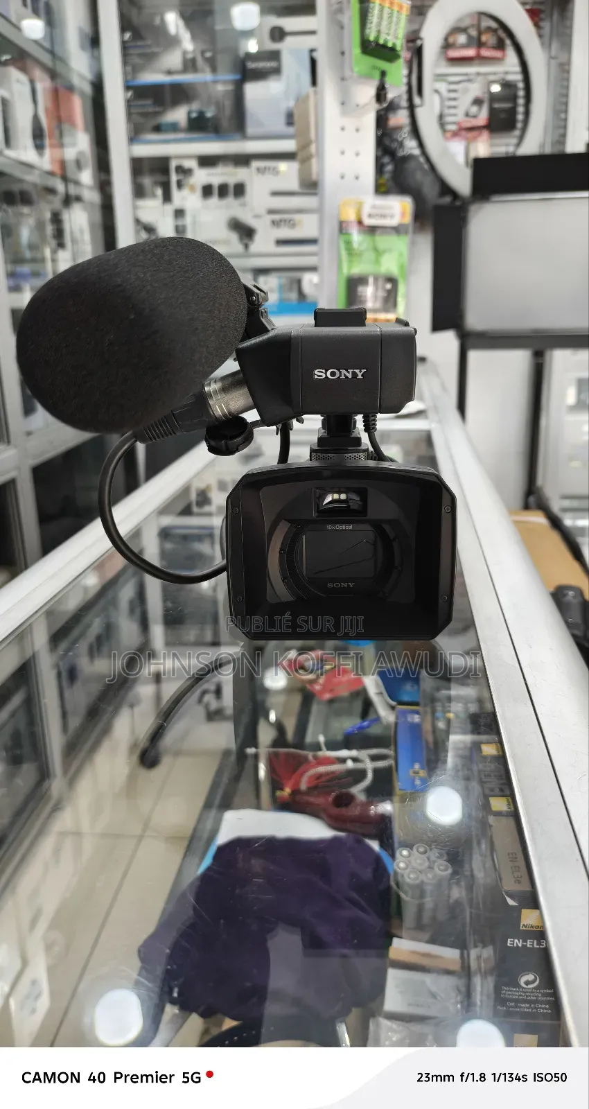 Caméscope Sony Nxcam – Avec Micro Et Module XLR