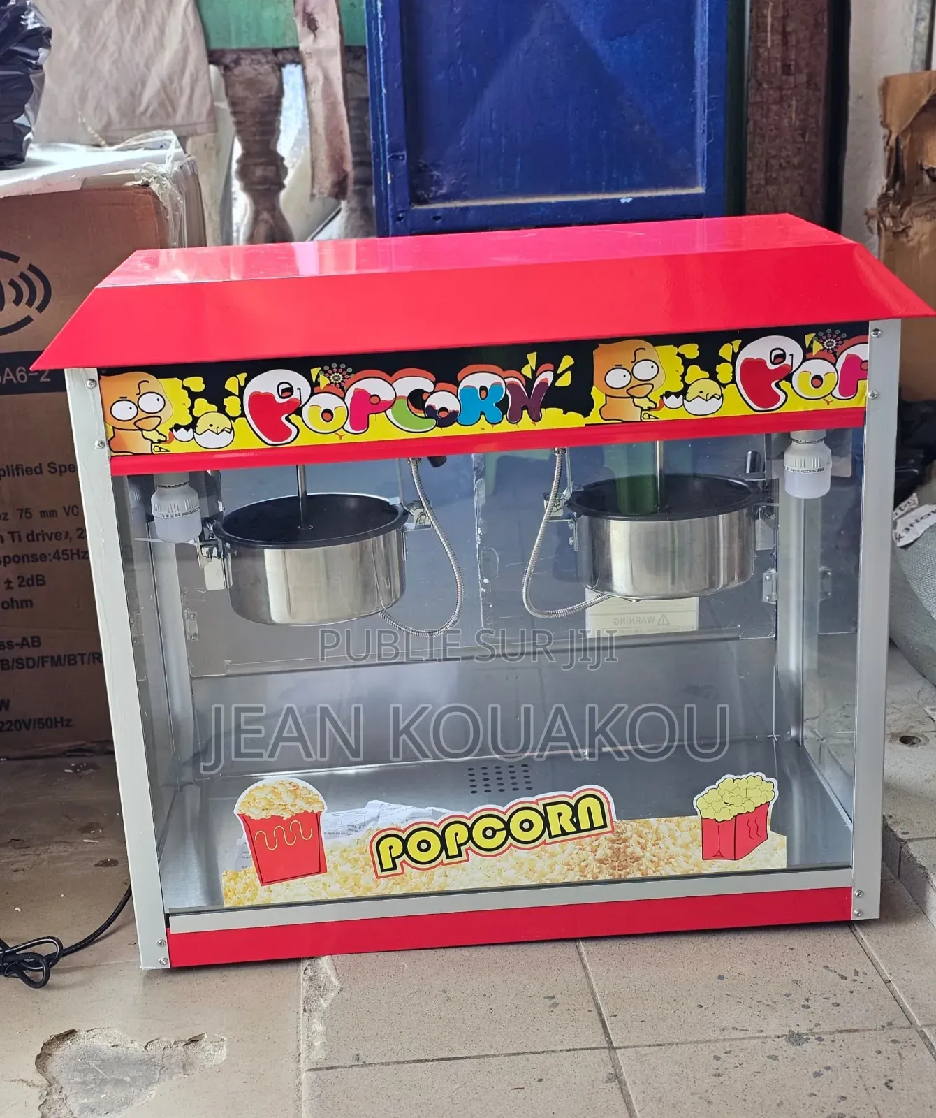 Machine À Popcorn Professionnelle/ Double Foyers Électrique