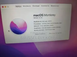 Photo - New Apple MacBook Air 2017 8GB Intel Core I5 SSD 128GB