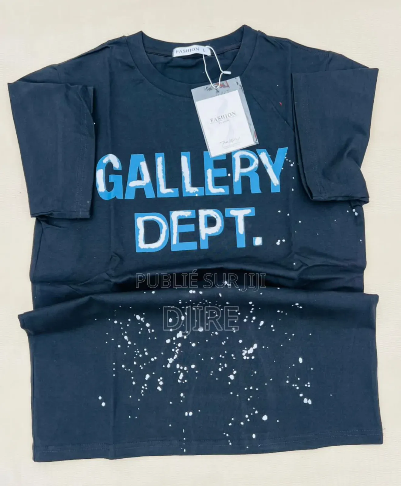 T-Shirt Homme Noir (L À Xxxl) – Neuf