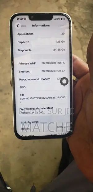 Apple iPhone 14 128 GB Blanc