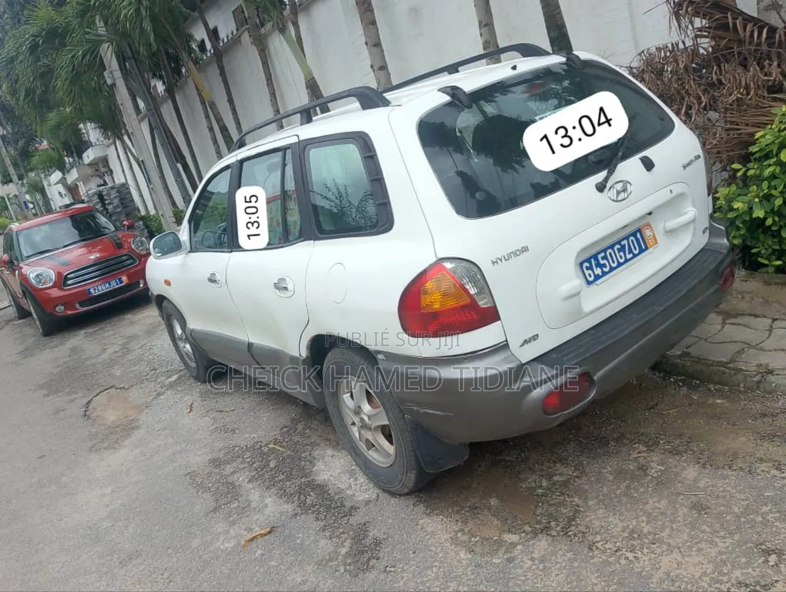 Hyundai Santa Fe 2008 Blanc