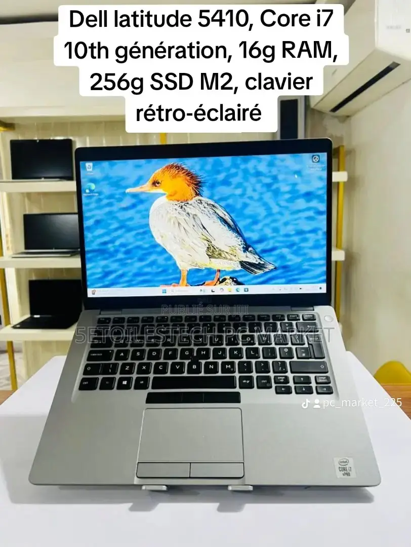 New Ordinateur Portable Dell Latitude 5410 16GB Intel Core I7 SSD 256GB