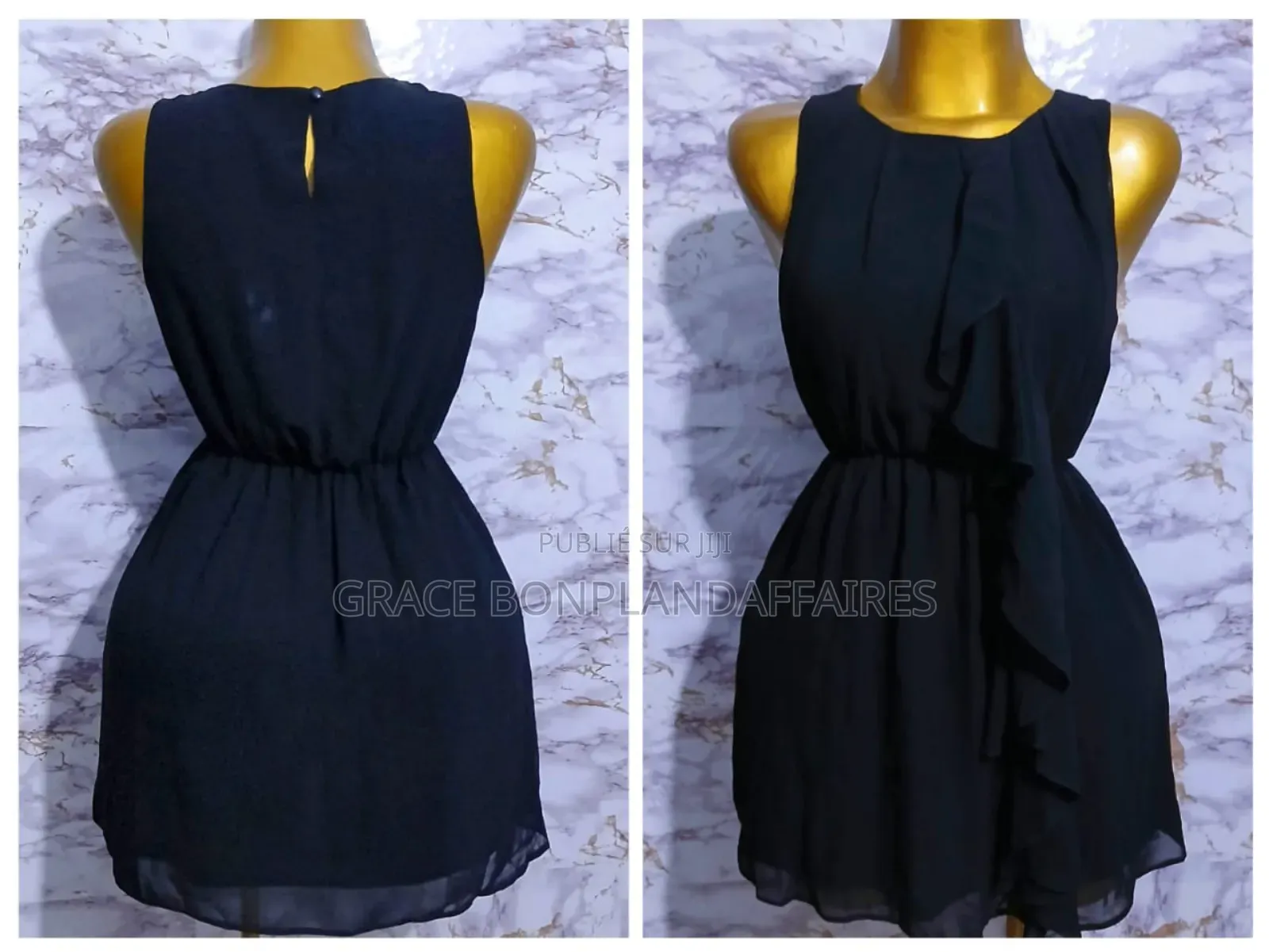 Robe Élégante Bleu. Solde :Tout À 1500fcfa