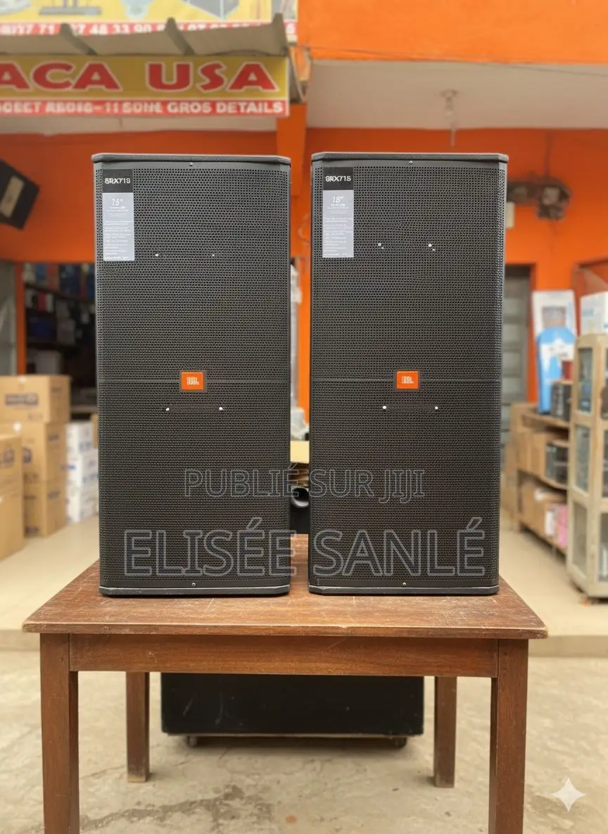 Baff Haut-Parleurs Puissance 2 Voies JBL Srx715 – Boom Diamant Noir