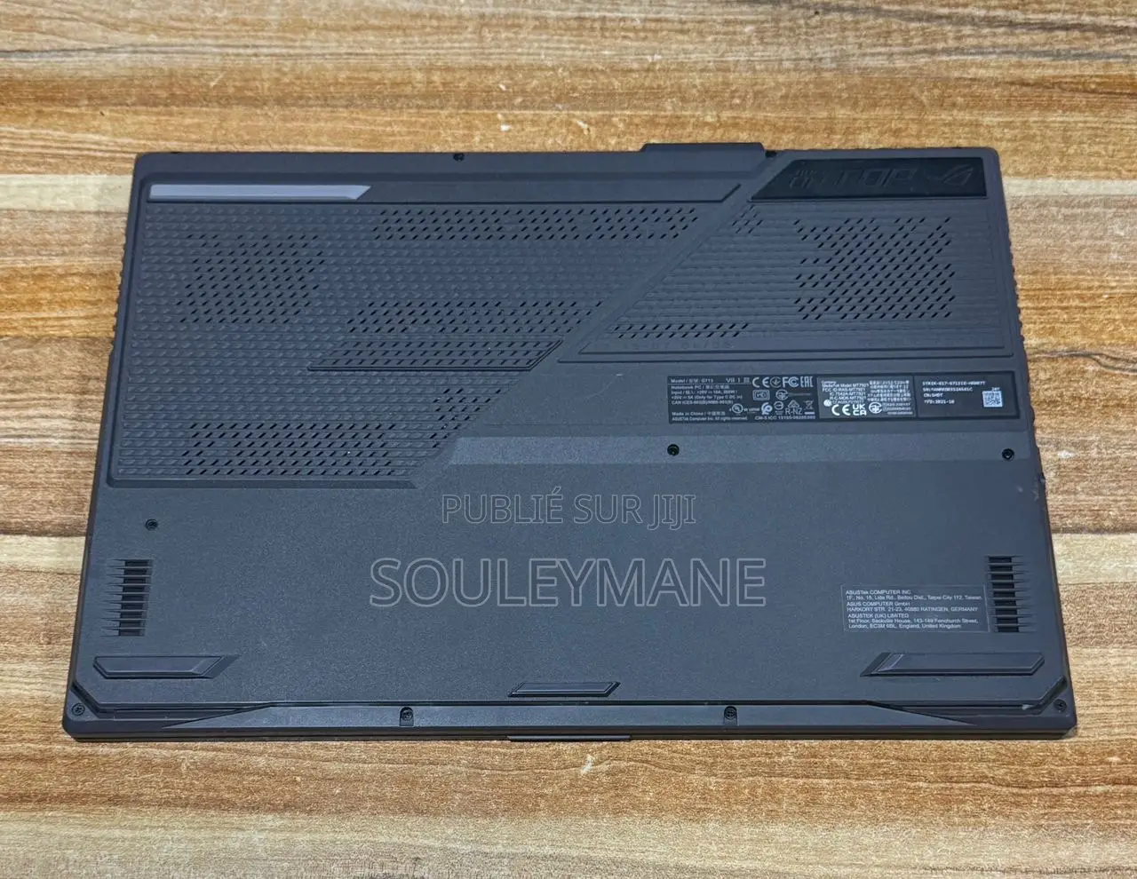 Ordinateur Portable Asus ROG Strix G731G 16GB AMD Ryzen 7 SSD 512GB