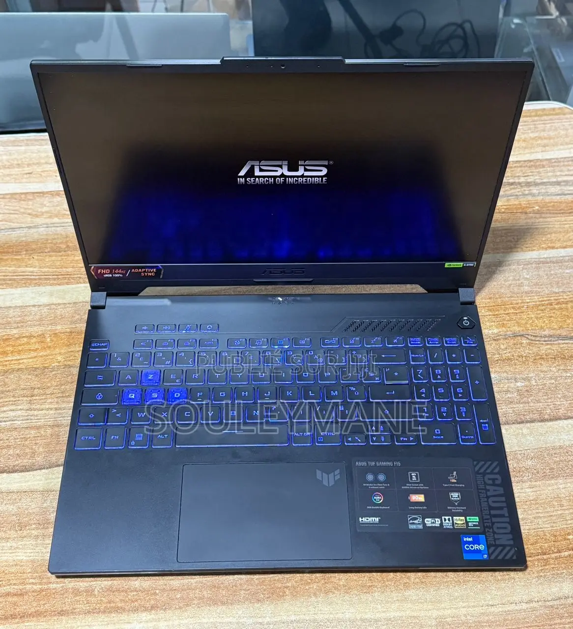 Ordinateur Portable Asus TUF Dash F15 16GB Intel Core I7 SSD 512GB